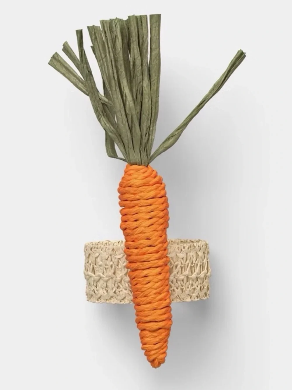 New! 2-Pack Woven Carrot Napkin Rings from Threshold™, Spring 2026